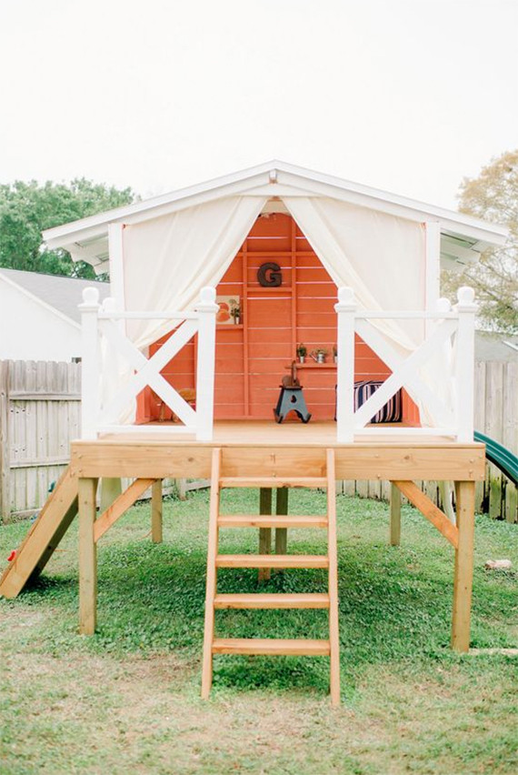 DIY Outdoor Playhouse
 15 amazing outdoor playhouses