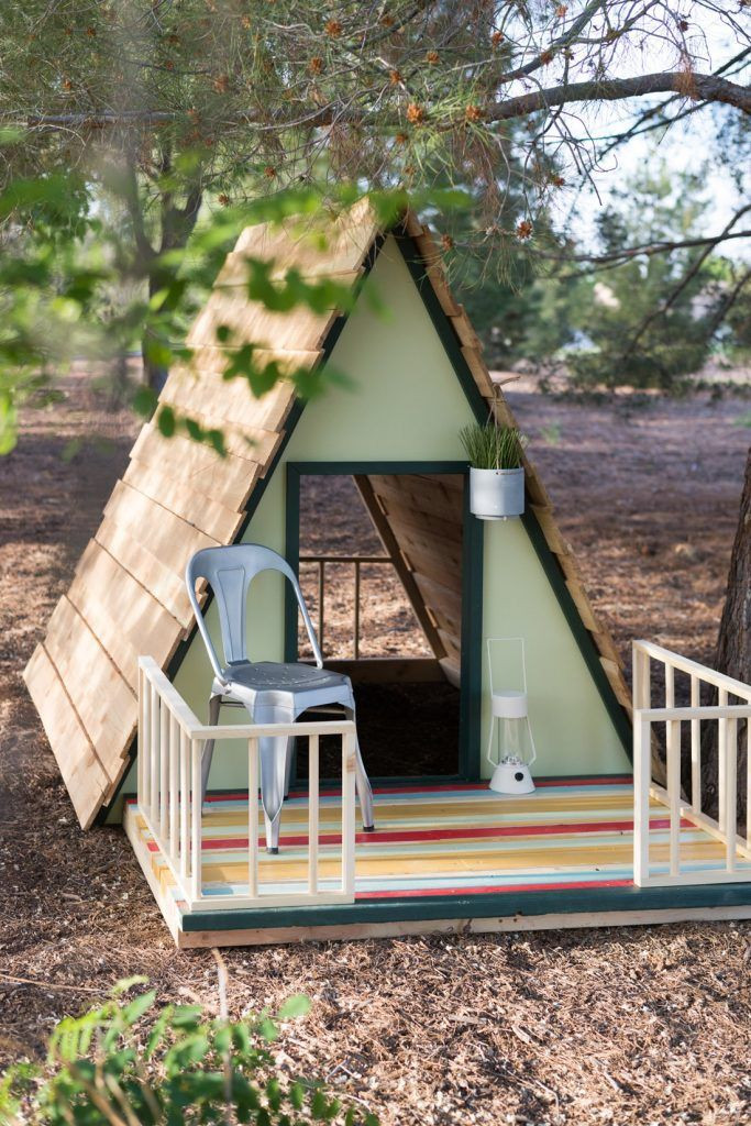 DIY Outdoor Playhouse
 Foster Family Playhouses Revealed