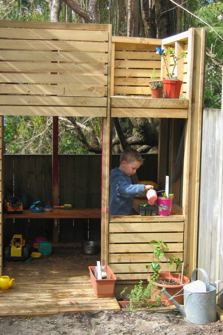 DIY Outdoor Playhouse
 Wooden Treehouse Kits For Kids Menards Playhouse