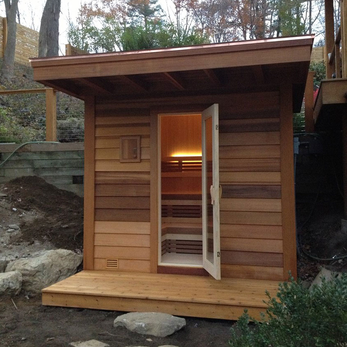 DIY Outdoor Sauna Plans
 Outdoor Sauna Designs Outdoor Wood Burning Sauna