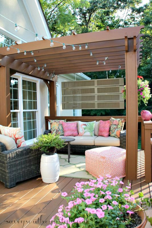 DIY Outdoor Spaces
 Savvy Southern Style My Outdoor Room The Deck Reveal