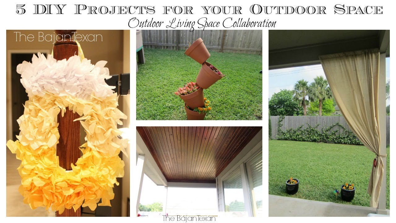 DIY Outdoor Spaces
 5 Easy DIY Projects for Your Outdoor Space Outdoor Living