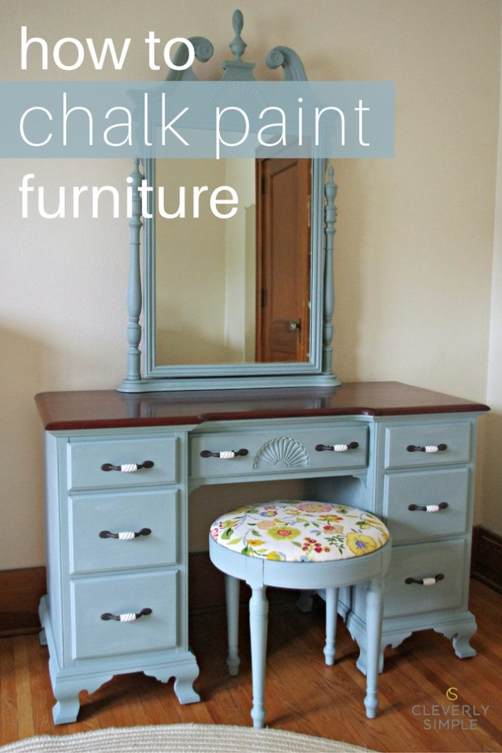 DIY Paint Wood Furniture
 How To Chalk Paint Furniture Cleverly Simple Recipes