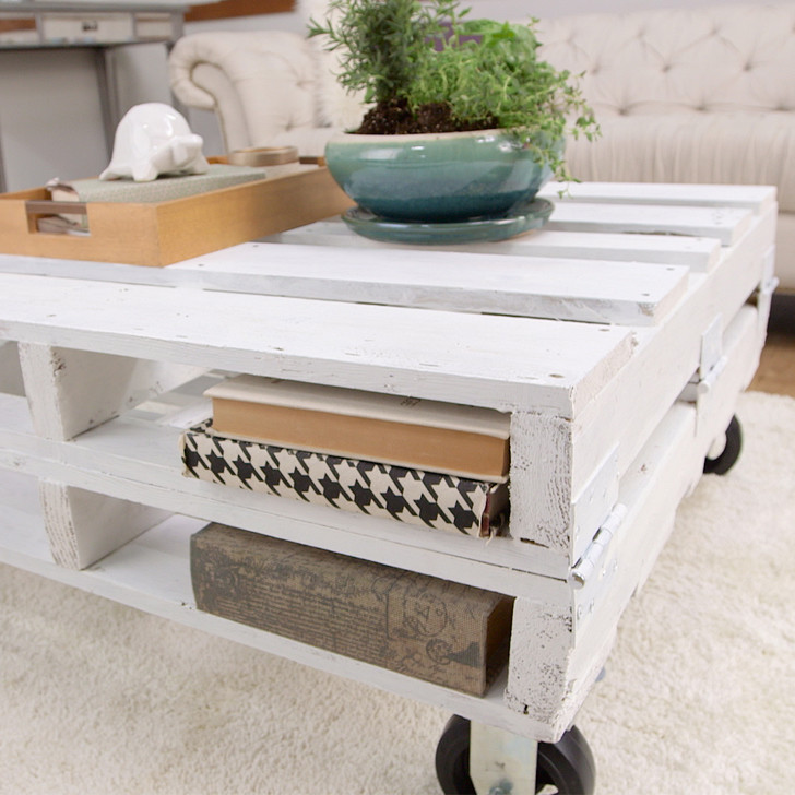 DIY Pallet Coffee Table Plans
 DIY Pallet Coffee Table on We Spy Style