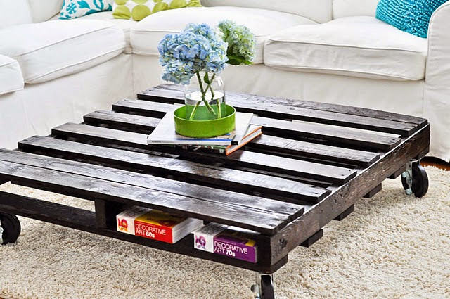 DIY Pallet Coffee Table Plans
 20 amazing DIY pallet coffee table