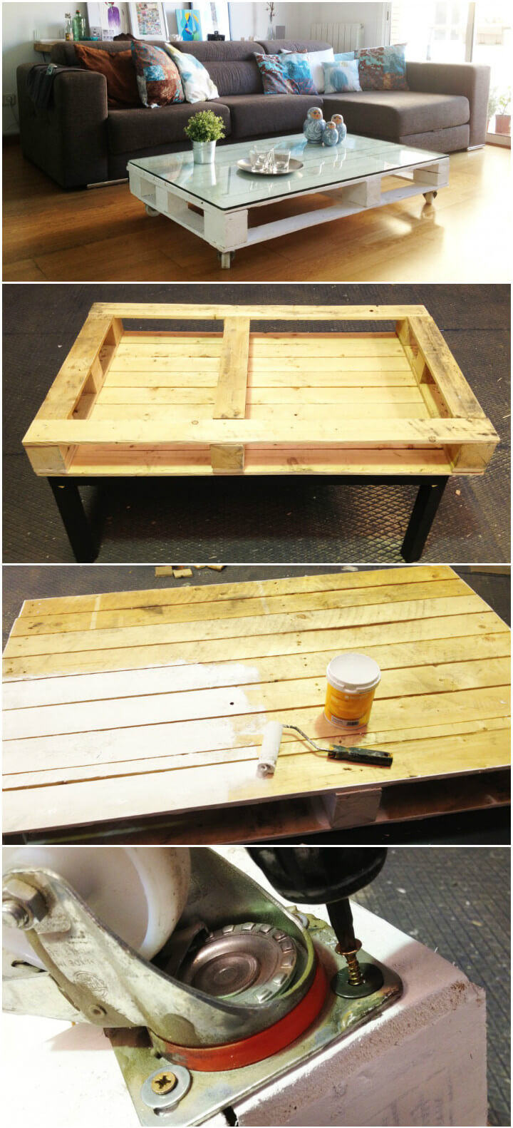 DIY Pallet Coffee Table Plans
 20 Easy & Free Plans to Build a DIY Coffee Table DIY Crafts