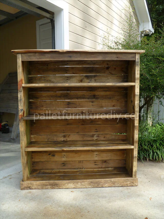 DIY Pallet Plans
 Bookcase Plans Pallets PDF Woodworking
