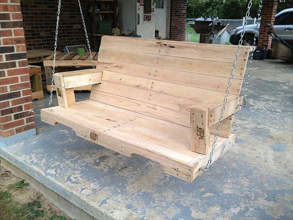 DIY Pallet Plans
 DIY Pallet Swing Plans Chair Bed & Bench