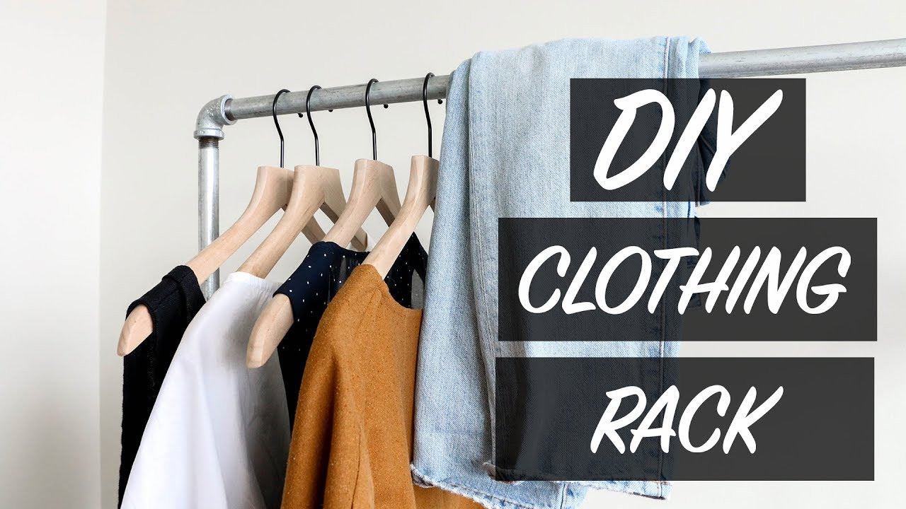 DIY Pants Rack
 DIY CLOTHING RACK