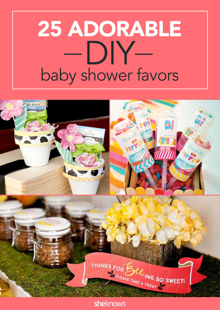 DIY Party Favors For Baby Shower
 26 Adorable DIY Baby Shower Favors That Are so Much Better