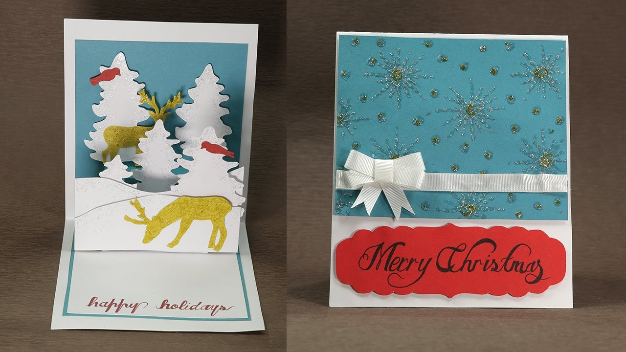 DIY Pop Up Christmas Cards
 Reindeer Christmas Pop Up Cards DIY Christmas Card