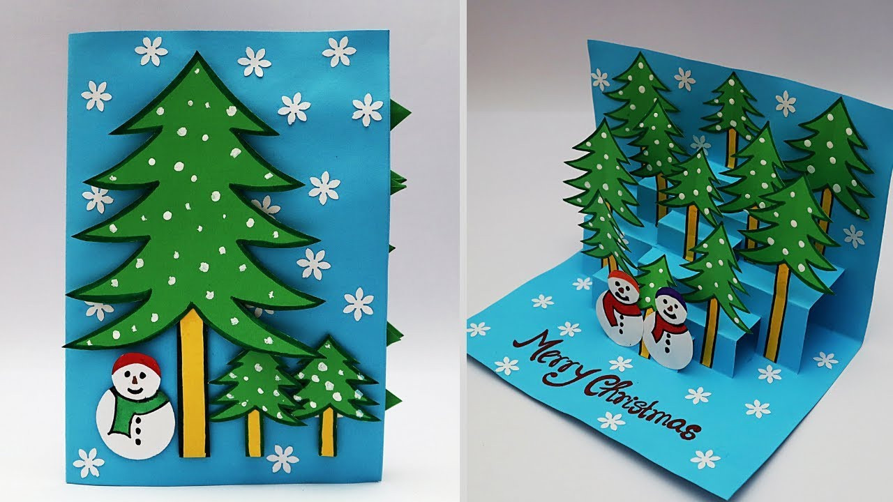 DIY Pop Up Christmas Cards
 DIY 3D Christmas Pop Up Card