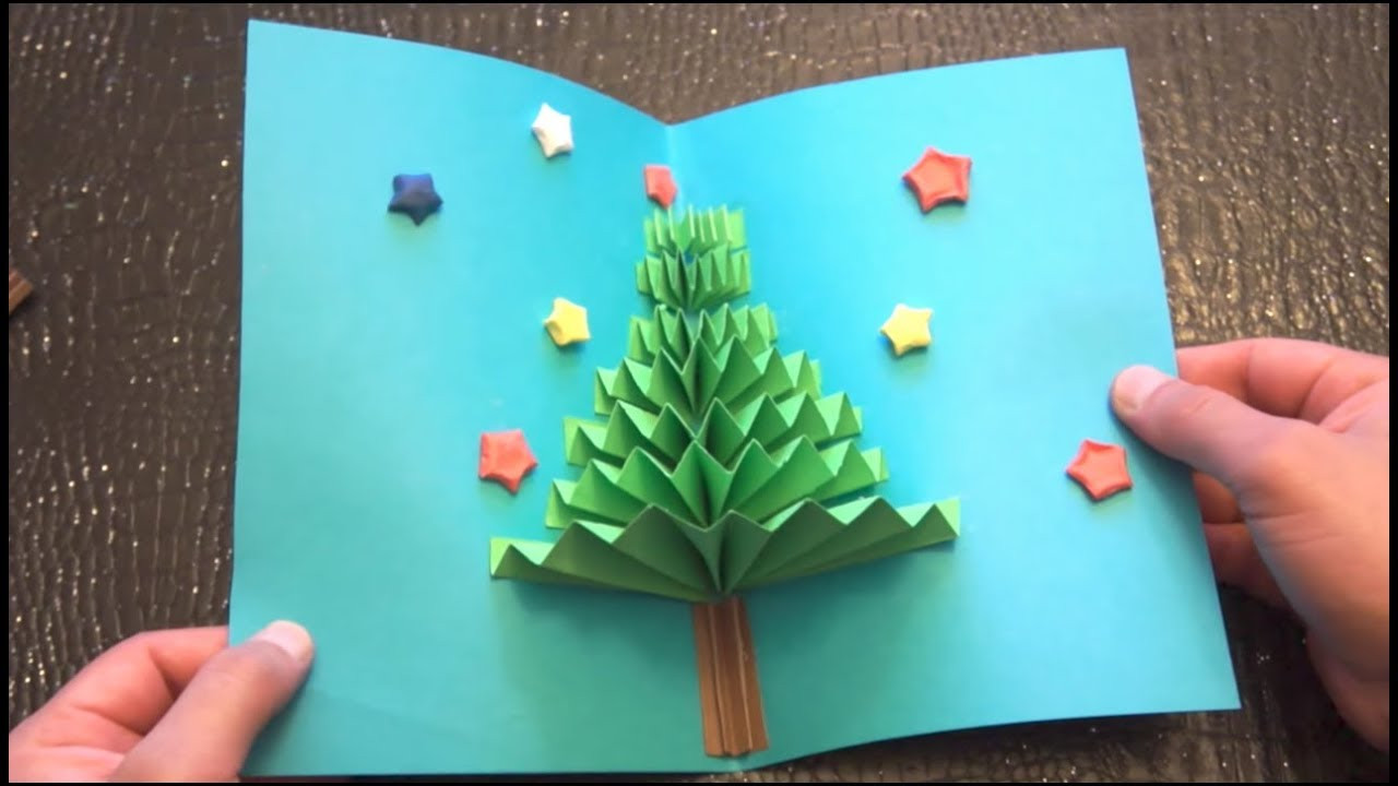 DIY Pop Up Christmas Cards
 DIY 3D Christmas Pop Up Card Very Easy