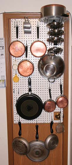 DIY Pot And Pan Organizer
 DIY Kitchen Pot Rack For the Home