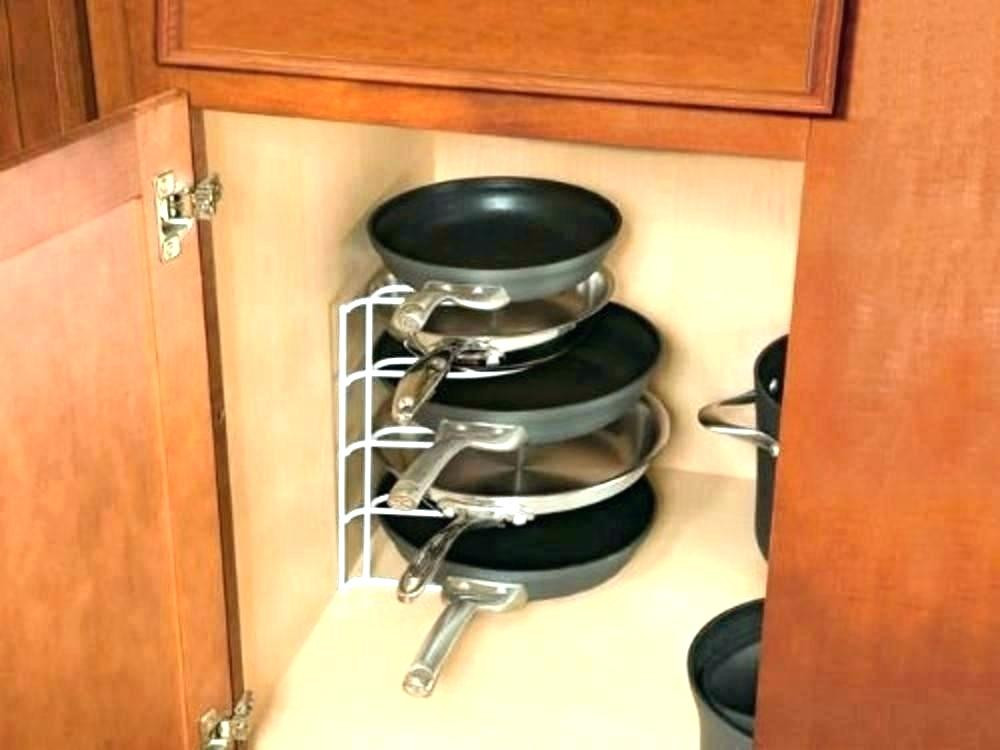 DIY Pot Lid Organizer
 diy pots and pans storage – peerpressurefo