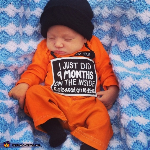 DIY Prisoner Costume
 25 of the most adorably creative baby costumes you can DIY