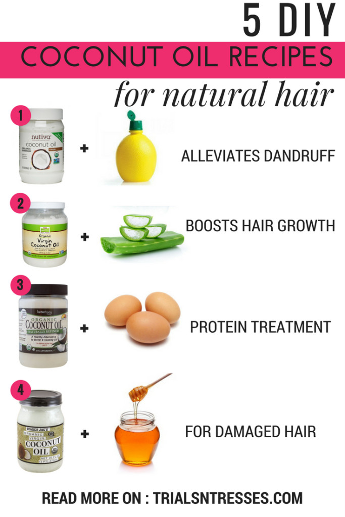 DIY Protein Hair Treatment
 5 DIY Coconut Oil Recipes For Natural Hair Trials N Tresses