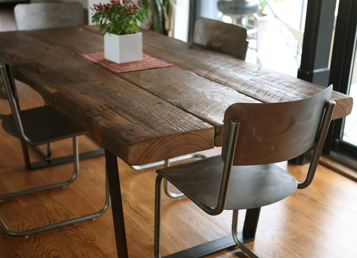 DIY Reclaimed Wood Dining Table
 Reclaimed wood dining table DIY projects