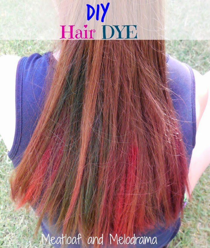DIY Red Hair
 DIY Temporary Hair Dye Meatloaf and Melodrama