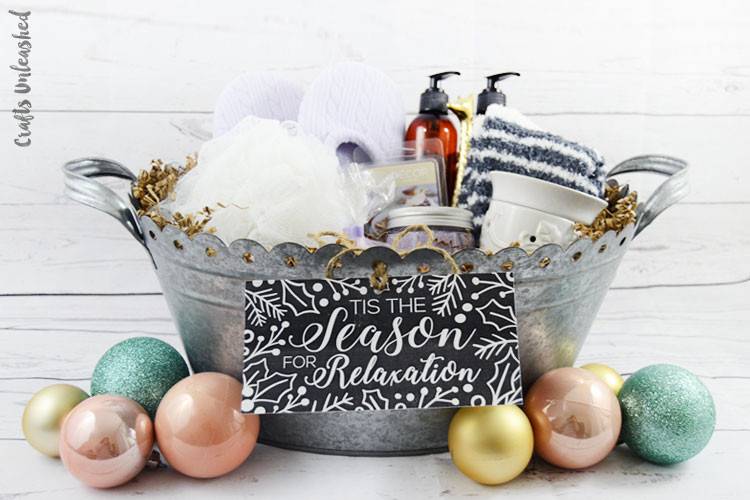 DIY Relaxation Gift Basket
 DIY Spa Gift Basket with Free Printable Consumer Crafts