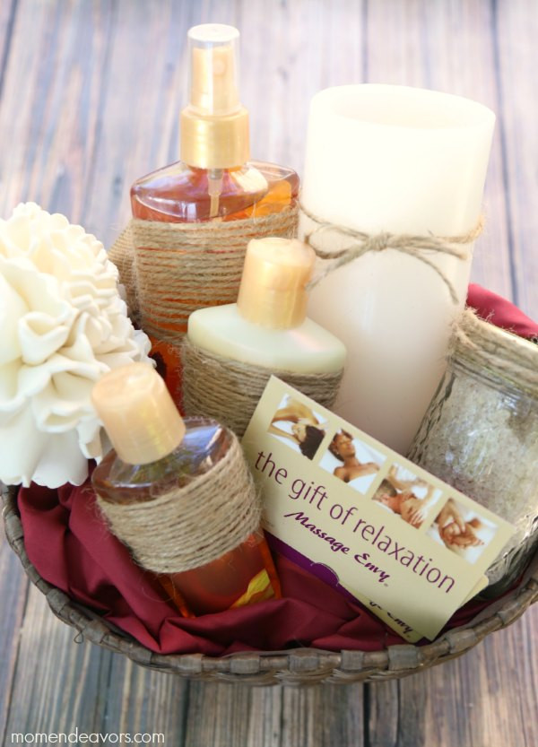 DIY Relaxation Gift Basket
 DIY Relaxing Spa Gift Idea