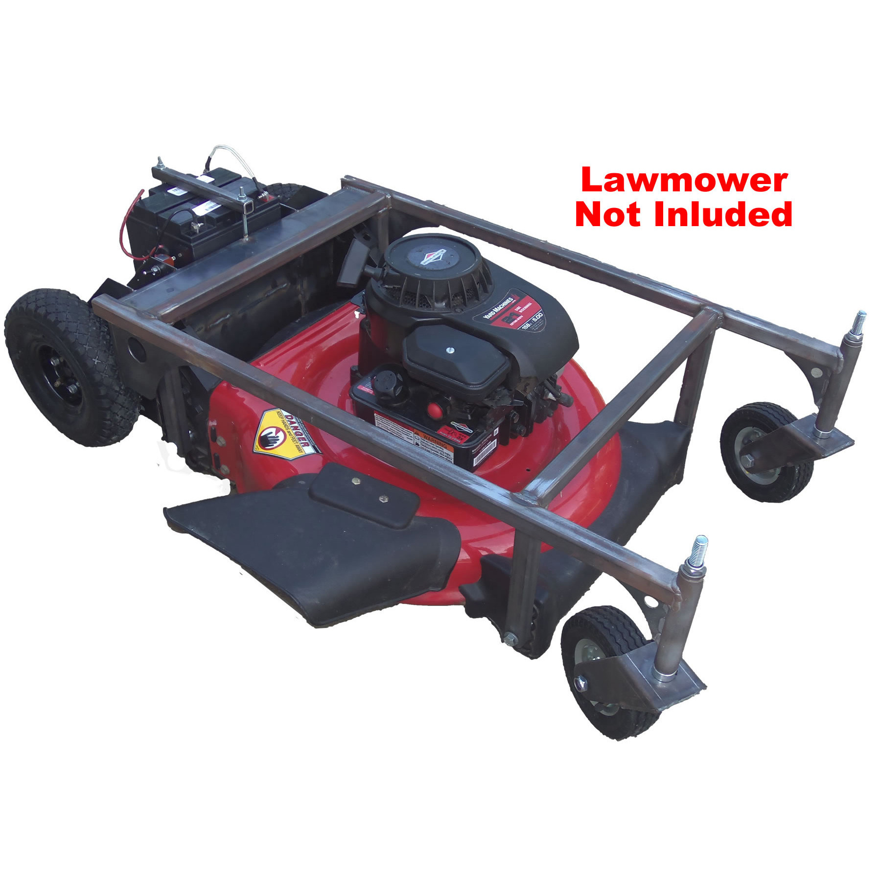 DIY Remote Control Lawn Mower Kit
 Lawn Mower Chassis Upfit Robot Package IG52 DB