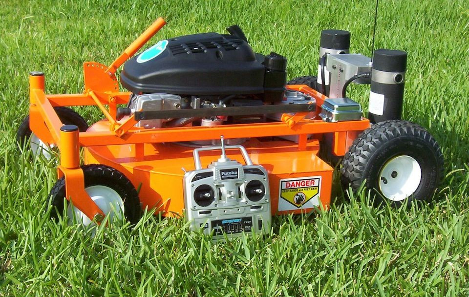 DIY Remote Control Lawn Mower Kit
 Lawn Mower Hacks RC Lawn Mower Cabin Stuff