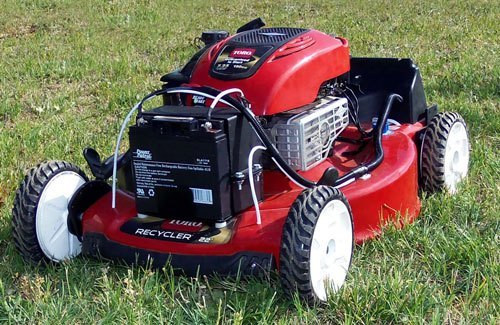 DIY Remote Control Lawn Mower Kit
 4WD Remote Control Lawn Mower In Action