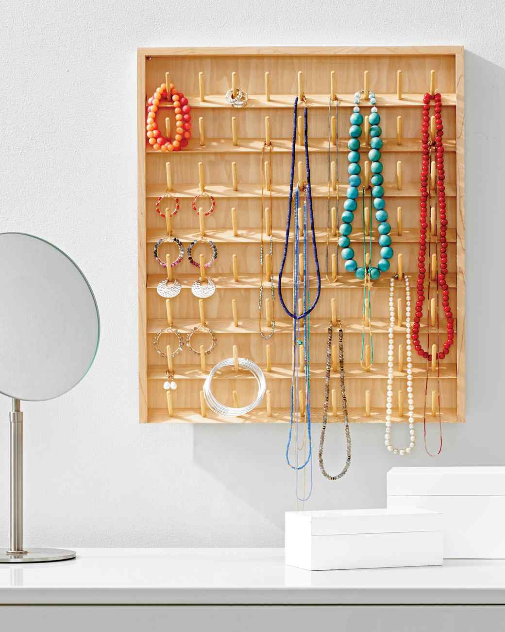 DIY Ring Organizer
 DIY Jewelry Organizers 13 Ways to Untangle Your Necklaces