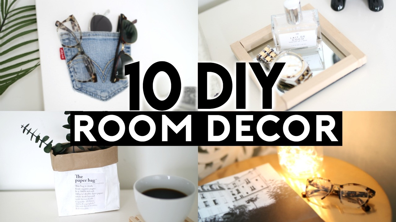 DIY Room Decor With Household Items
 10 DIY Room Decor 2017 Tumblr Inspired Organization
