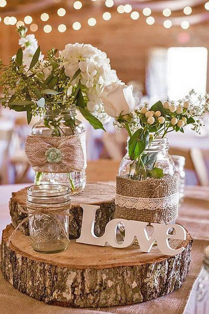 DIY Rustic Wedding Decor
 36 Ideas Bud Rustic Wedding Decorations