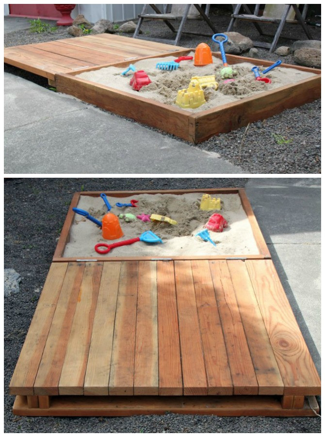 DIY Sandbox With Benches
 DIY Sandbox Projects Picture Instructions