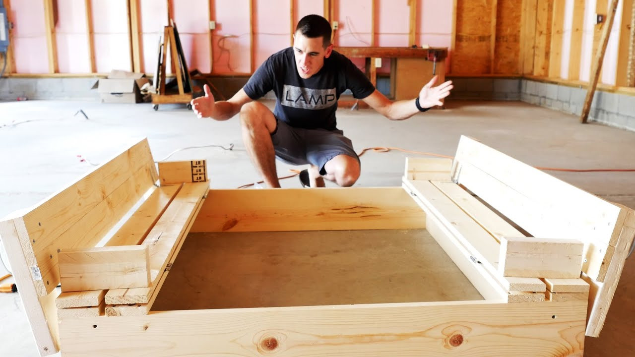 DIY Sandbox With Benches
 HOW TO BUILD A SANDBOX WITH BENCH SEATS DIY