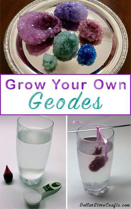 DIY Science Experiments For Kids
 DIY Geodes science experiment The results are amazing