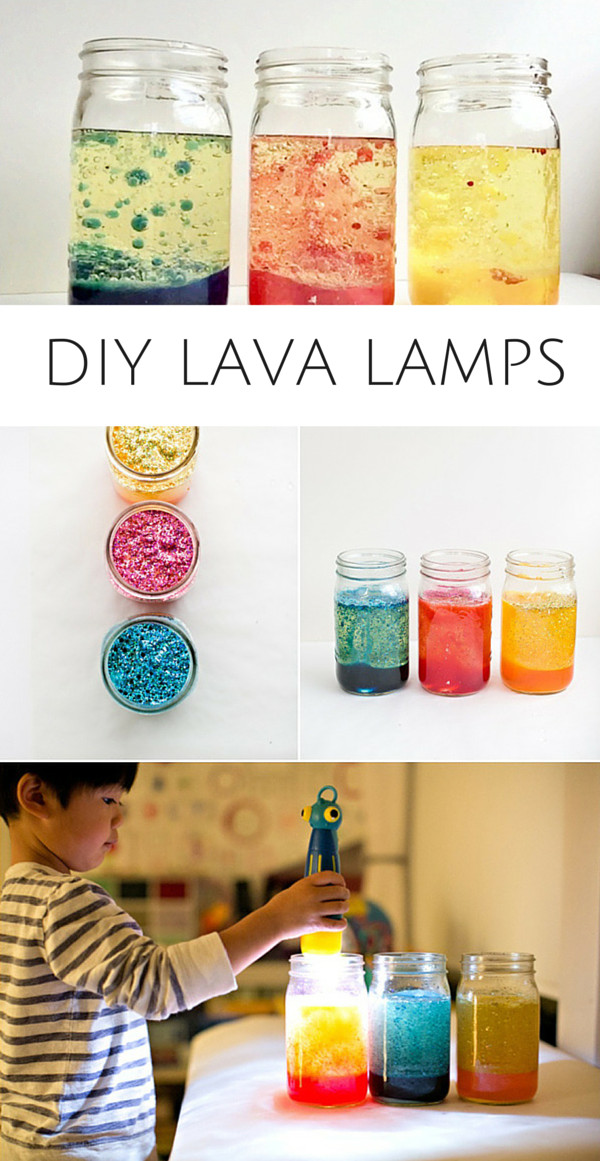 DIY Science Experiments For Kids
 DIY MASON JAR GLITTER LAVA LAMPS Ruby