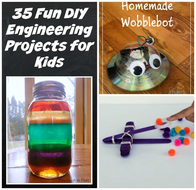 DIY Science Experiments For Kids
 35 Fun DIY Engineering Projects for Kids