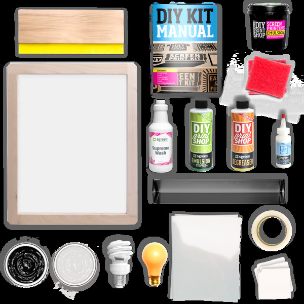 DIY Screen Printing Kit
 T Shirt Shop DIY Screen Printing Kit by DIY Print Shop