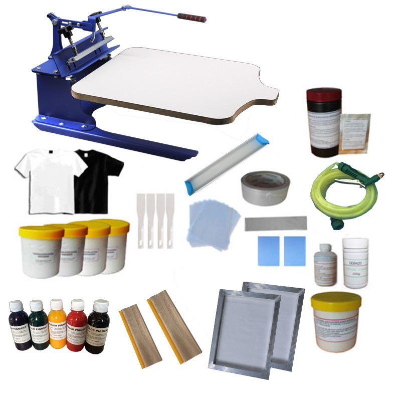 DIY Screen Printing Kit
 1 Color 1 station Screen Printing Kit DIY Full Supplies