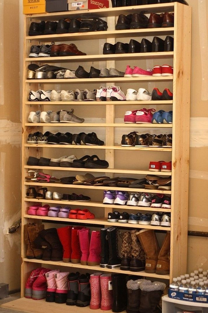 DIY Shoe Rack For Closet
 Simple Homemade Shoe Rack Guide that You Can Make Yourself