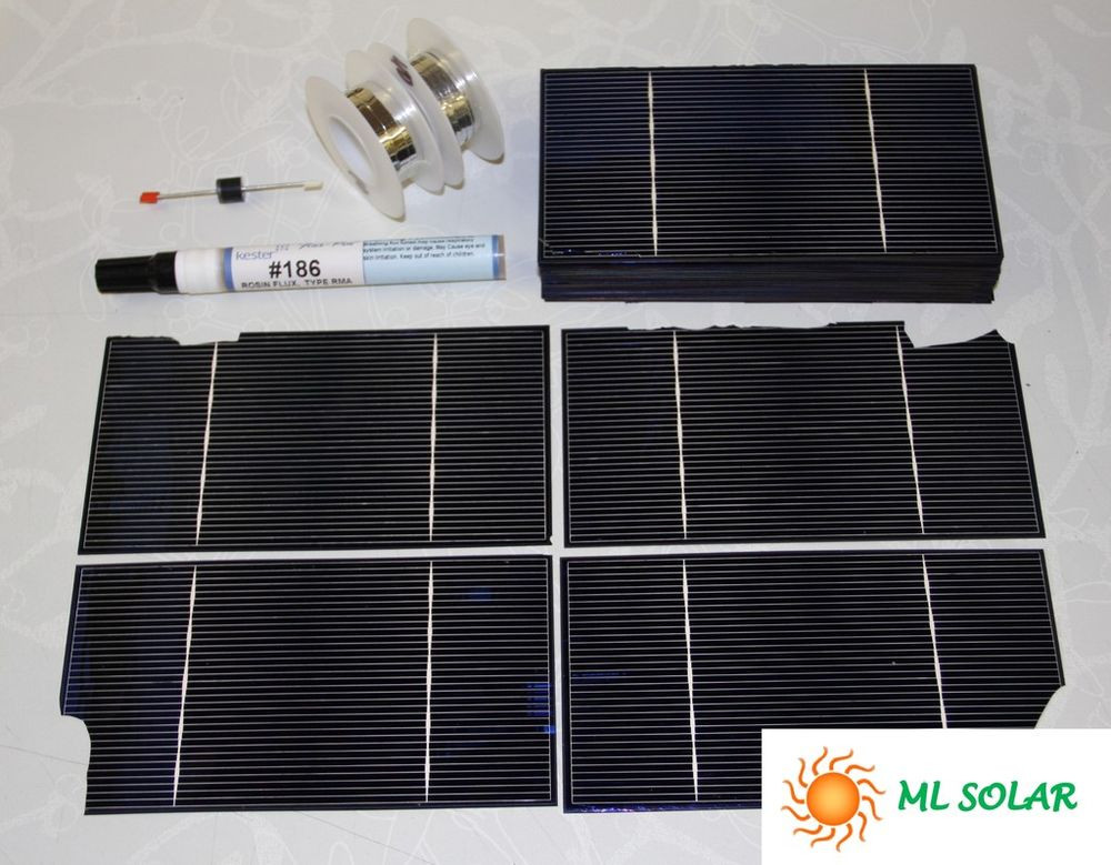 DIY Solar Kit
 225 W 3x6 Solar Cell Kit for DIY Solar Panel Whole