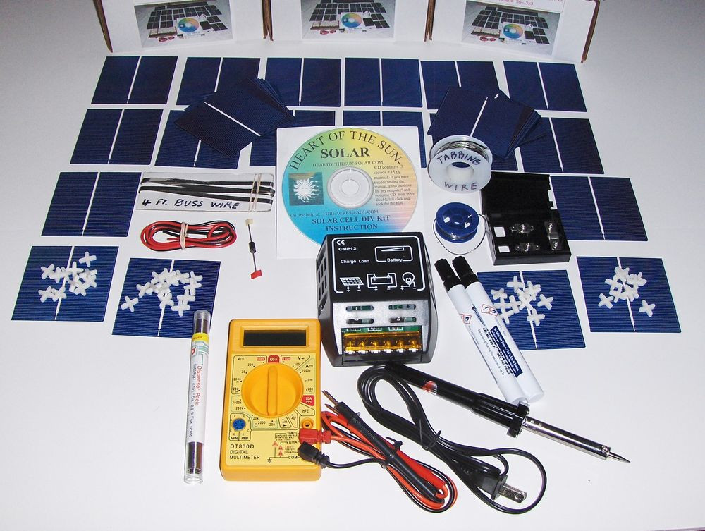 DIY Solar Kit
 Learn to build your own solar cells panels diy kit