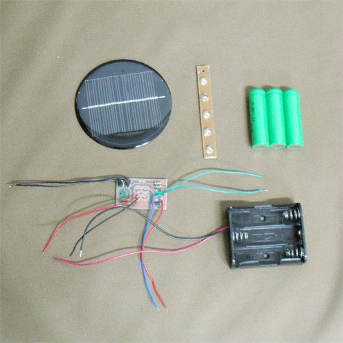 DIY Solar Kit
 3 6V Solar Auto Light DIY Kit 5 LEDs