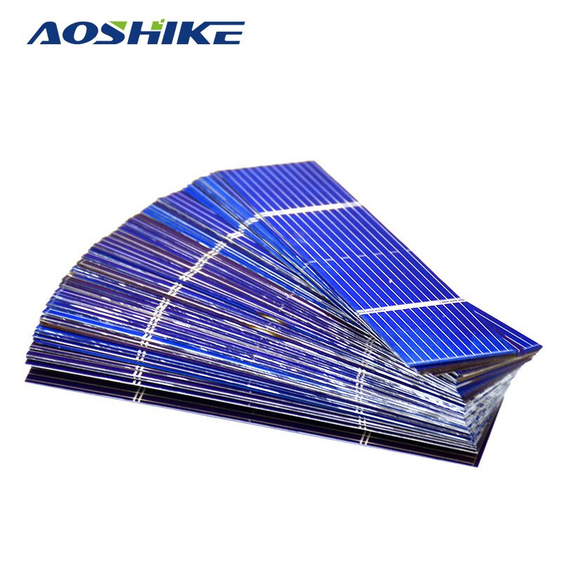 DIY Solar Kit
 Aoshike 50Pcs 0 25W 76x19mm Solar Panel Kit