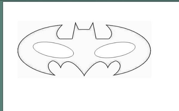 DIY Superhero Mask Template
 How To Make a Batman Mask