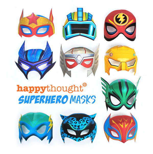 DIY Superhero Mask Template
 Printable superhero masks Easy and fun to make DIY