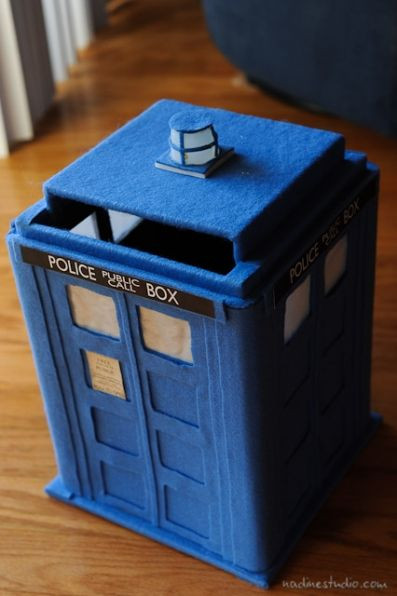 DIY Tardis Plans
 TARDIS card box tutorial diy TARDIS model plans