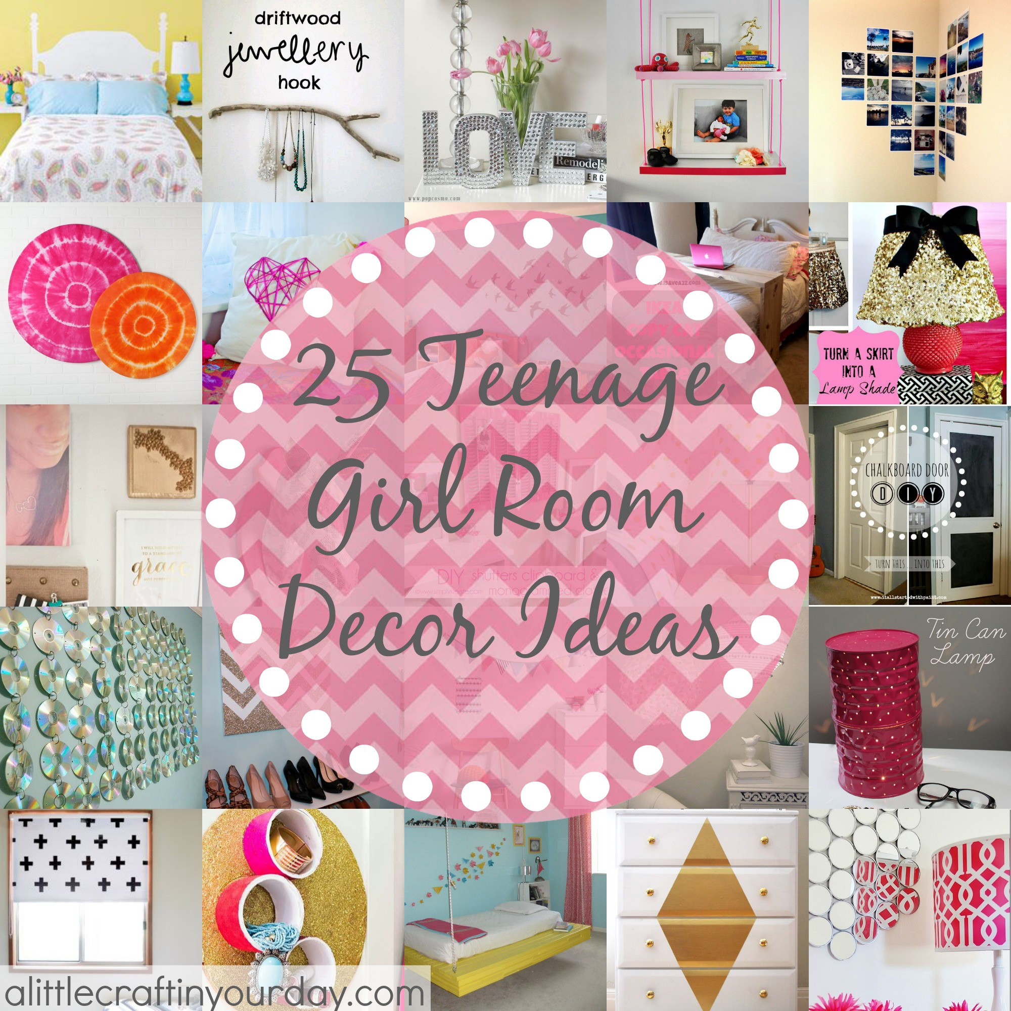 DIY Teen Room Decor
 25 More Teenage Girl Room Decor Ideas A Little Craft In