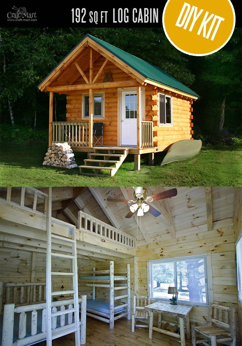 DIY Tiny Home Kits
 Tiny Log Cabin Kits Easy DIY Project Craft Mart