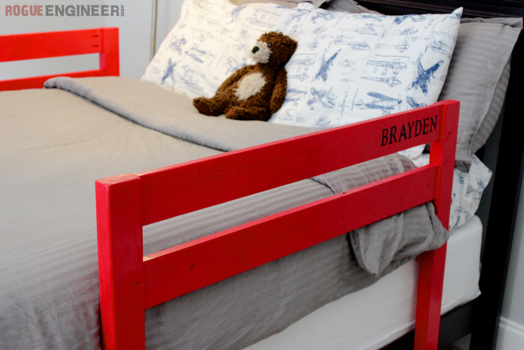 DIY Toddler Bed Plans
 DIY Toddler Bed Rail Free Plans
