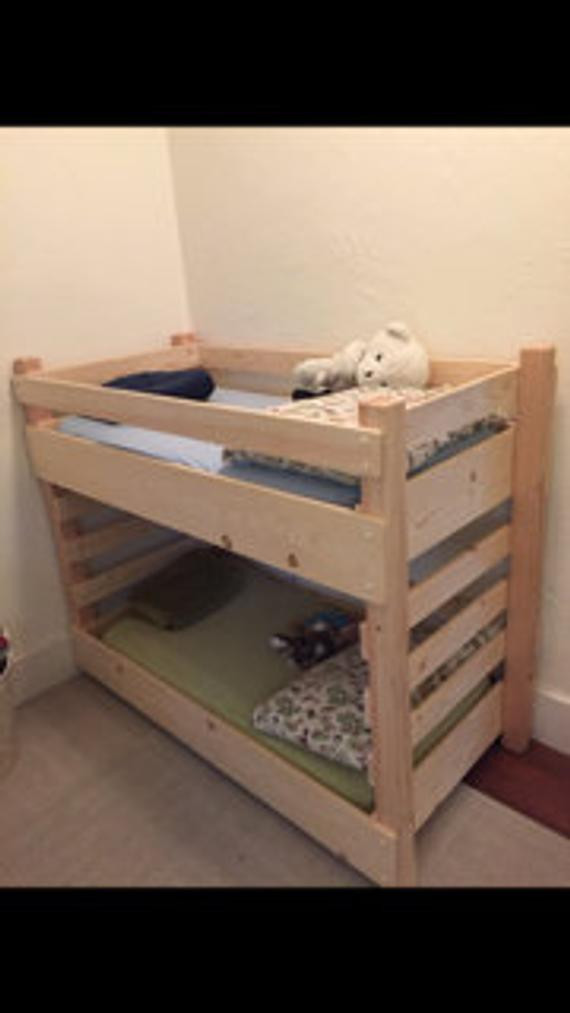 DIY Toddler Bed Plans
 Toddler Bunk Bed DIY Plans Crib Size Mattress